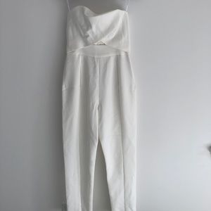 Black Halo Jada Jumpsuit - Porcelain